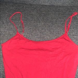 Red Tank Top with Build in Bra • Maurices